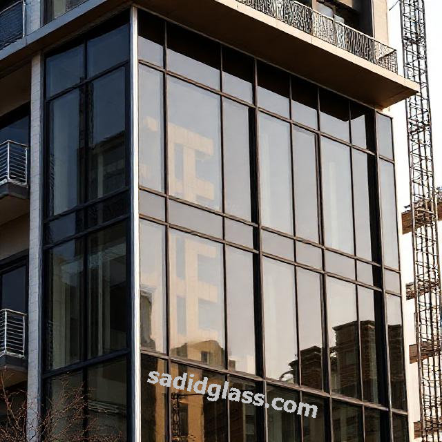 شیشه سکوریت شیشه دوجداره دودی در تهران شهرک پرواز