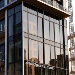 شیشه سکوریت شیشه دوجداره دودی در تهران آپادانا
